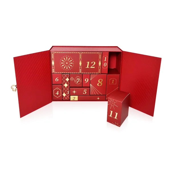 12 Day Advent Calendar Box For Christmas
