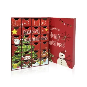 Christmas Advent Calendar Box for Chocolate